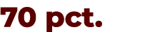 70 pct.
