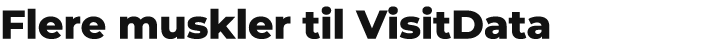 Flere muskler til VisitData