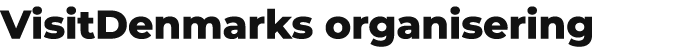 VisitDenmarks organisering