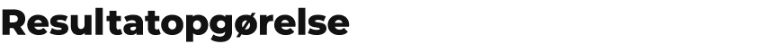 Resultatopg relse