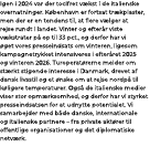 Igen i 2024 var der tocifret v kst i de italienske overnatninger. K benhavn er fortsat tr kplaster, men der er en ten...