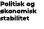 Politisk og konomisk stabilitet