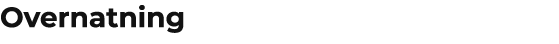 Overnatning