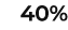 40%